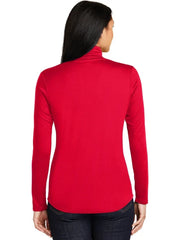 Sport-Tek Ladies PosiCharge Competitor 1/4-Zip Pullover with custom logo embroidery