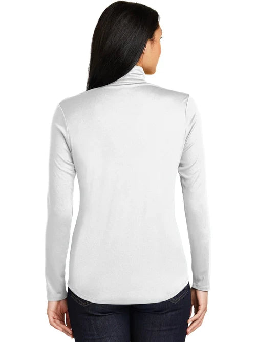 Sport-Tek Ladies PosiCharge Competitor 1/4-Zip Pullover with custom logo embroidery