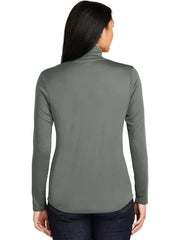 Sport-Tek Ladies PosiCharge Competitor 1/4-Zip Pullover with custom logo embroidery