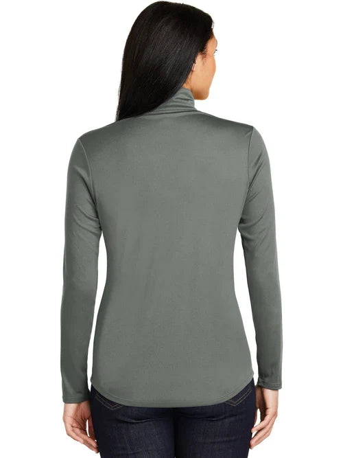 Sport-Tek Ladies PosiCharge Competitor 1/4-Zip Pullover with custom logo embroidery