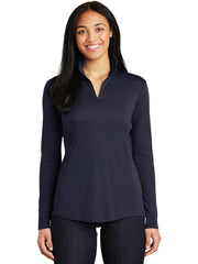 Sport-Tek Ladies PosiCharge Competitor 1/4-Zip Pullover with custom logo embroidery