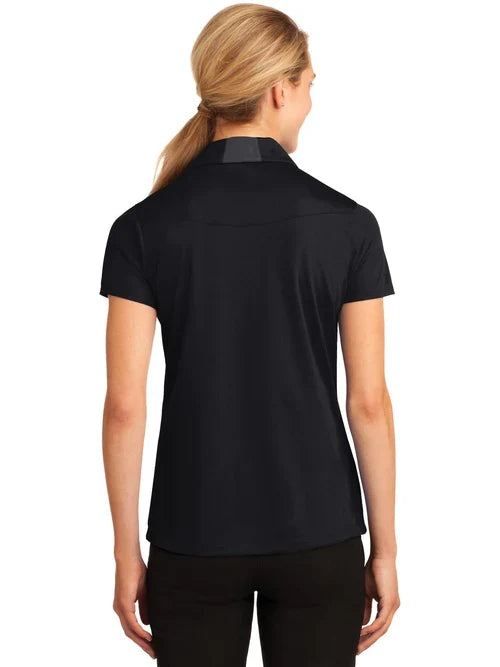 Sport-Tek Ladies Side Blocked Micropique Sport-Wick Polo with custom logo embroidery