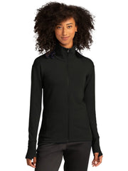 Sport-Tek Women's Sport-Wick Flex Fleece Full-Zip with custom logo embroidery
