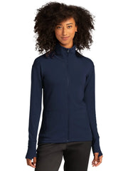 Sport-Tek Women's Sport-Wick Flex Fleece Full-Zip with custom logo embroidery
