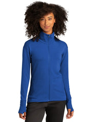 Sport-Tek Women's Sport-Wick Flex Fleece Full-Zip with custom logo embroidery