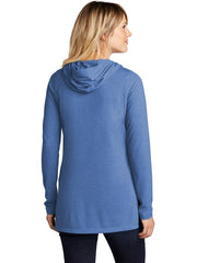Sport-Tek Ladies PosiCharge Tri-Blend Wicking Long Sleeve Hoodie with custom logo embroidery