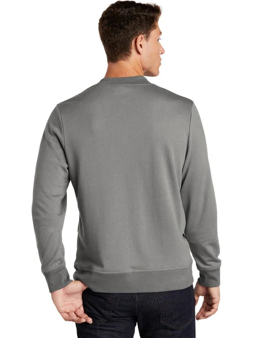 Sport-Tek Lightweight French Terry Bomber with custom logo embroidery