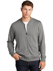 Sport-Tek Lightweight French Terry Bomber with custom logo embroidery