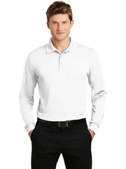 Sport-Tek Long Sleeve Micropique Sport-Wick Polo with custom logo embroidery