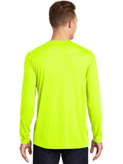 Sport-Tek Long Sleeve PosiCharge Cotton Tee with custom logo embroidery