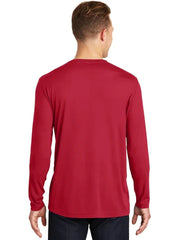 Sport-Tek Long Sleeve PosiCharge Cotton Tee with custom logo embroidery