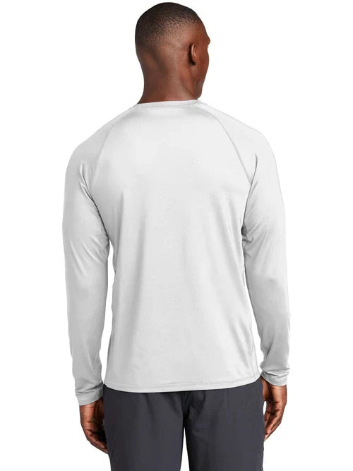 Sport-Tek Long Sleeve Rashguard Tee with custom logo embroidery