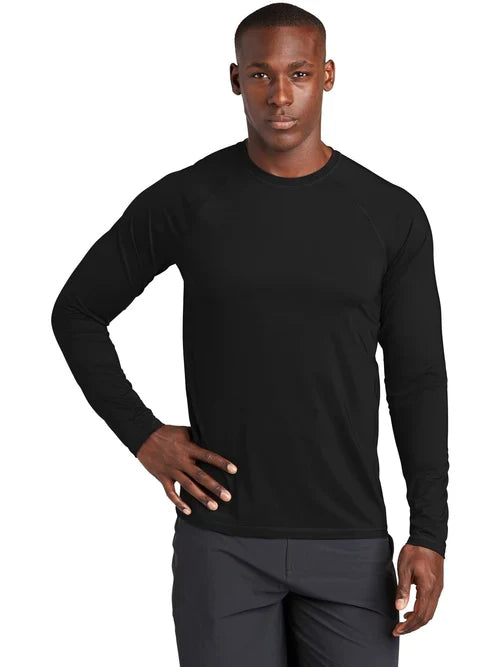 Sport-Tek Long Sleeve Rashguard Tee with custom logo embroidery