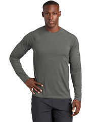 Sport-Tek Long Sleeve Rashguard Tee with custom logo embroidery