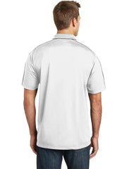 Sport-Tek Micropique Sport-Wick Piped Polo with custom logo embroidery