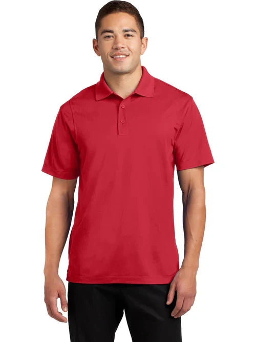 Sport-Tek Tall Micropique Sport-Wick Polo with custom logo embroidery