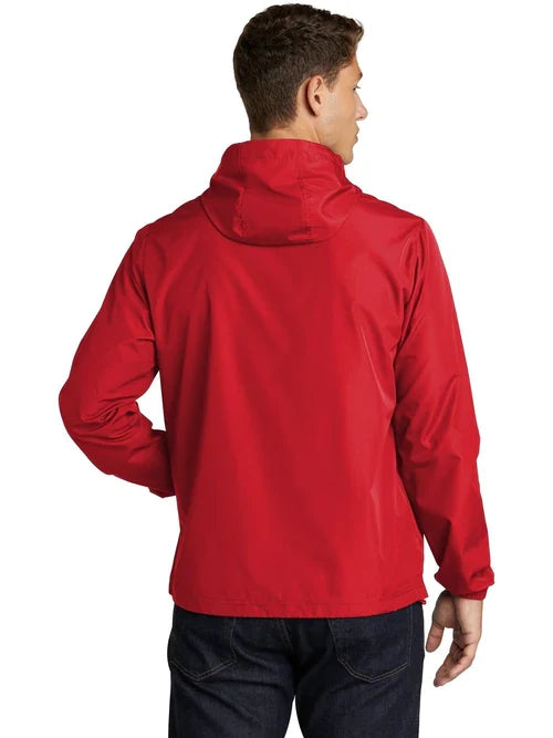 Sport-Tek Packable Anorak with custom logo embroidery