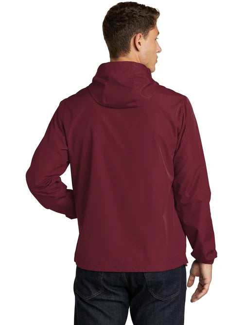 Sport-Tek Packable Anorak with custom logo embroidery