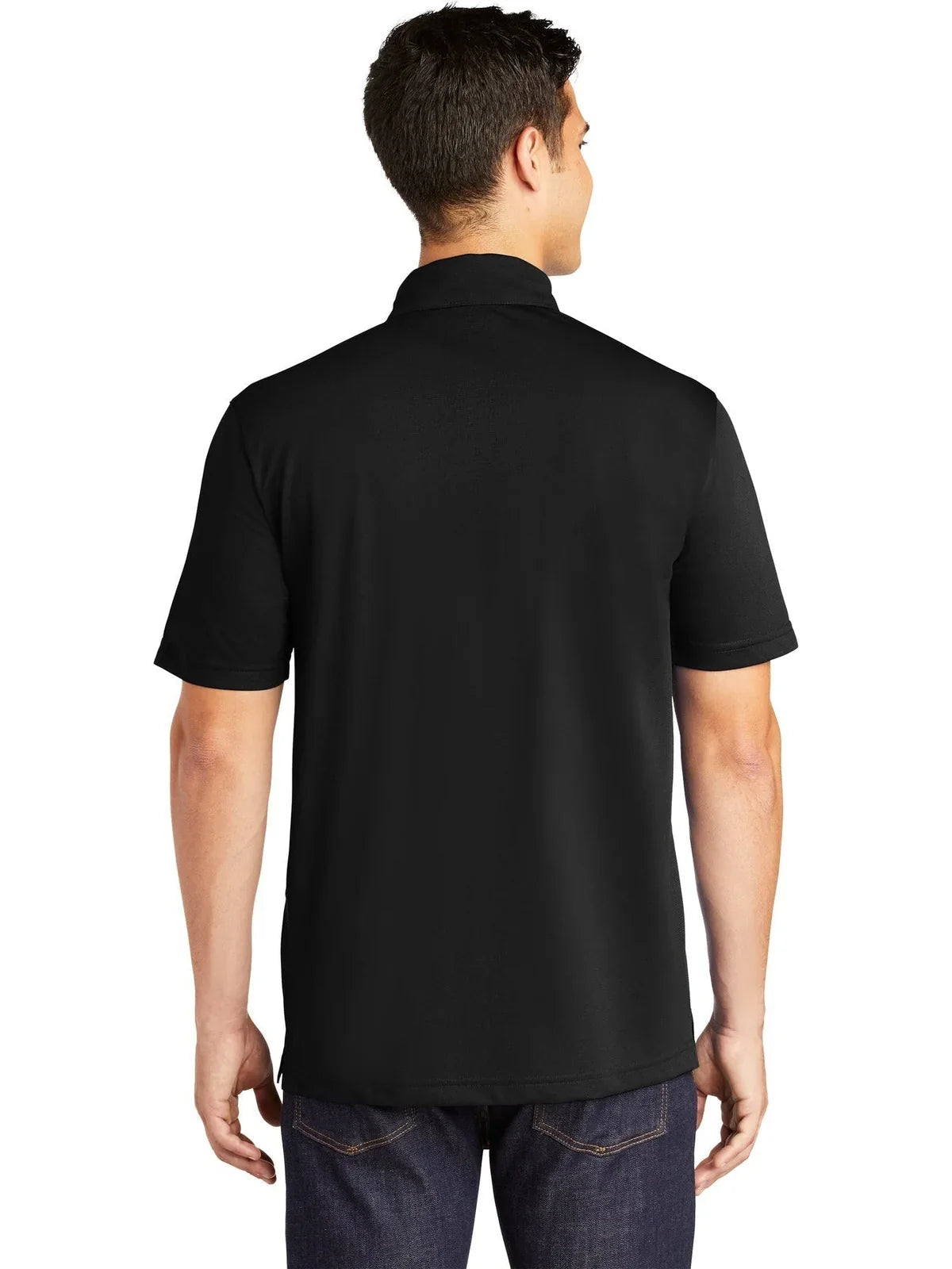 Sport-Tek PosiCharge Active Textured Polo with custom logo embroidery