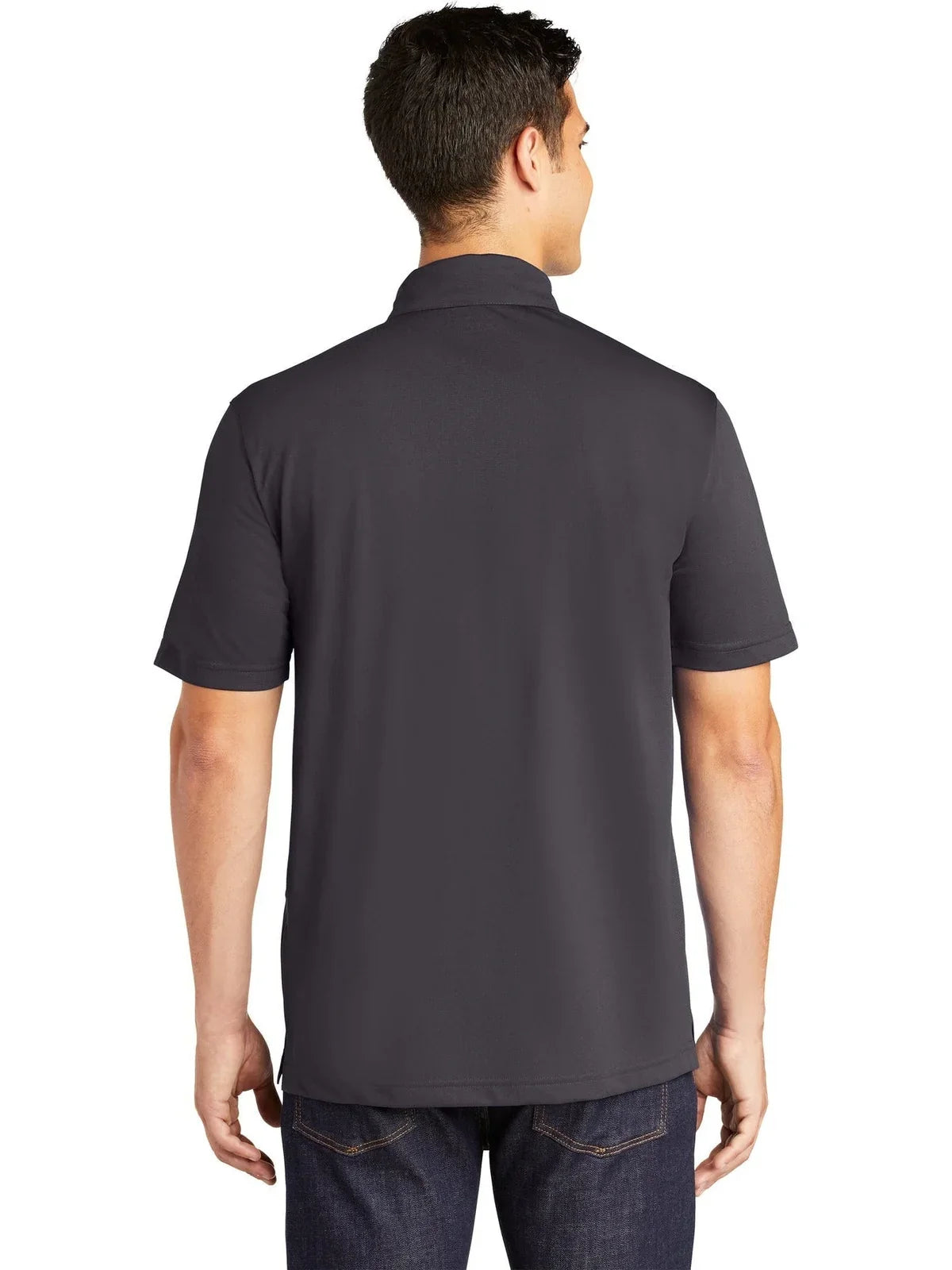 Sport-Tek PosiCharge Active Textured Polo with custom logo embroidery