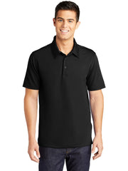 Sport-Tek PosiCharge Active Textured Polo with custom logo embroidery