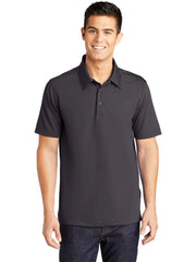 Sport-Tek PosiCharge Active Textured Polo with custom logo embroidery