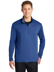 Sport-Tek PosiCharge Competitor 1/4-Zip Pullover with custom logo embroidery
