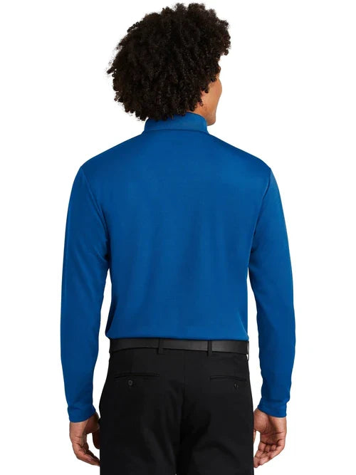 Sport-Tek PosiCharge RacerMesh Long Sleeve Polo with custom logo embroidery