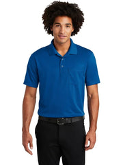 Sport-Tek PosiCharge RacerMesh Pocket Polo with custom logo embroidery