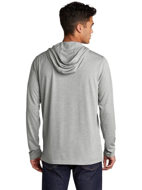 Sport-Tek PosiCharge Tri-Blend Wicking Long Sleeve Hoodie with custom logo embroidery