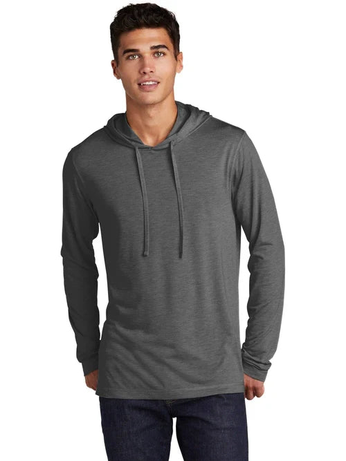 Sport-Tek PosiCharge Tri-Blend Wicking Long Sleeve Hoodie with custom logo embroidery
