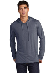 Sport-Tek PosiCharge Tri-Blend Wicking Long Sleeve Hoodie with custom logo embroidery
