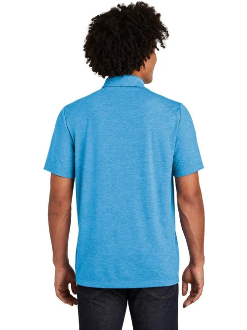 Sport-Tek PosiCharge Tri-Blend Wicking Polo with custom logo embroidery