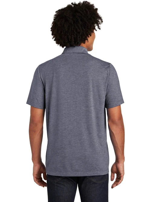 Sport-Tek PosiCharge Tri-Blend Wicking Polo with custom logo embroidery