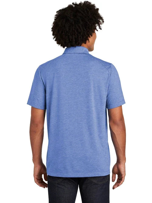 Sport-Tek PosiCharge Tri-Blend Wicking Polo with custom logo embroidery
