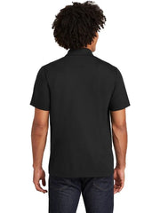Sport-Tek PosiCharge Tri-Blend Wicking Polo with custom logo embroidery