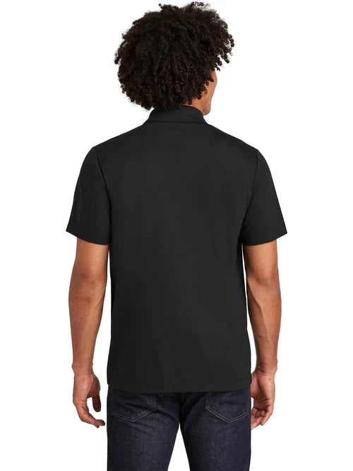 Sport-Tek PosiCharge Tri-Blend Wicking Polo with custom logo embroidery