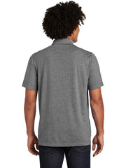 Sport-Tek PosiCharge Tri-Blend Wicking Polo with custom logo embroidery