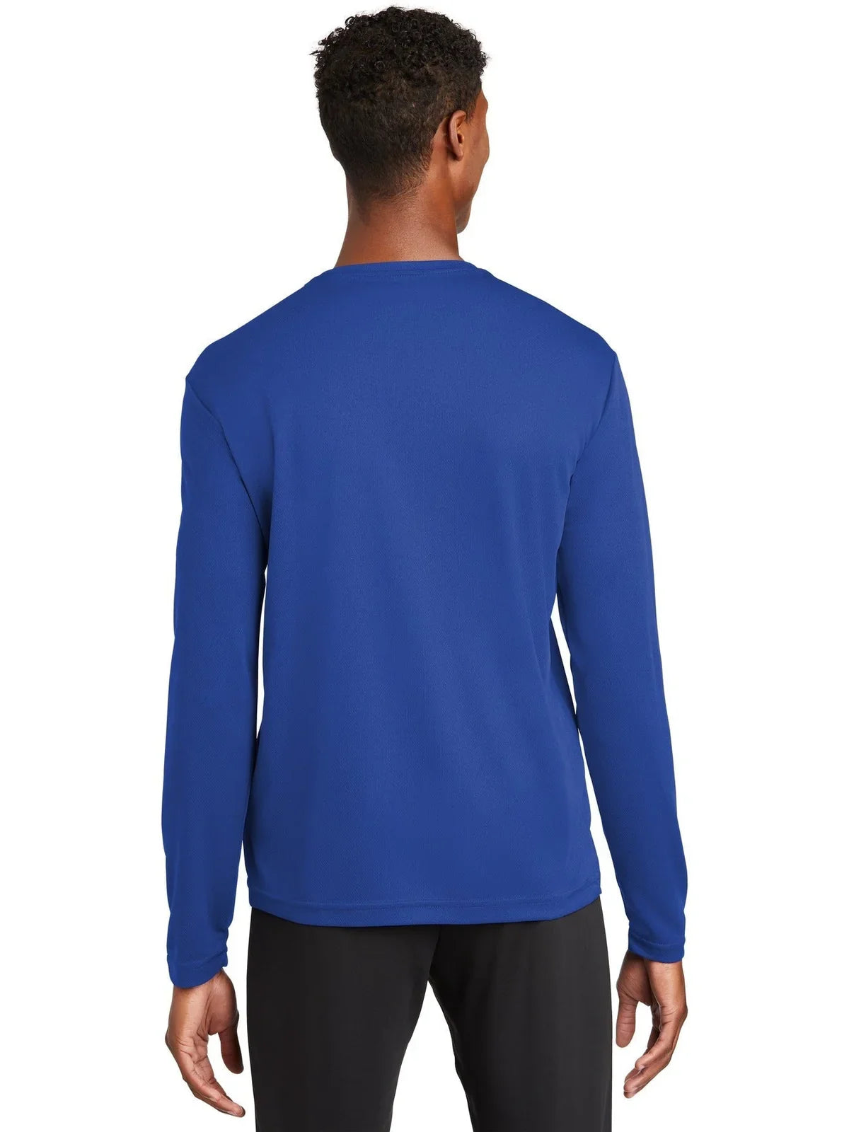 Sport-Tek PosiCharge RacerMesh Long Sleeve Tee with custom logo embroidery
