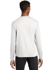 Sport-Tek PosiCharge RacerMesh Long Sleeve Tee with custom logo embroidery