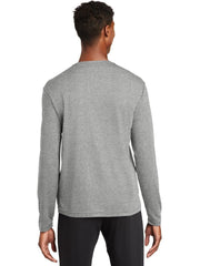 Sport-Tek PosiCharge RacerMesh Long Sleeve Tee with custom logo embroidery