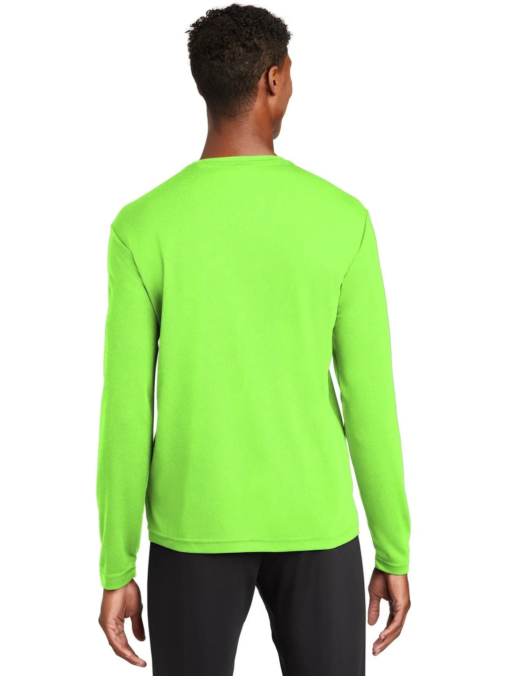 Sport-Tek PosiCharge RacerMesh Long Sleeve Tee with custom logo embroidery