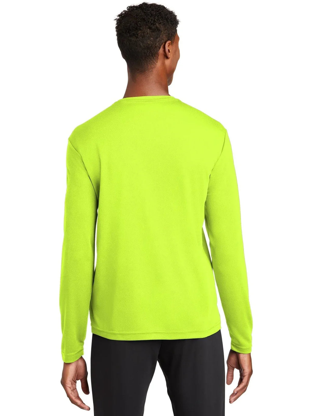 Sport-Tek PosiCharge RacerMesh Long Sleeve Tee with custom logo embroidery