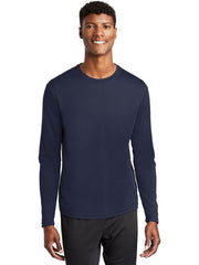 Sport-Tek PosiCharge RacerMesh Long Sleeve Tee with custom logo embroidery