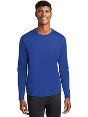 Sport-Tek PosiCharge RacerMesh Long Sleeve Tee with custom logo embroidery