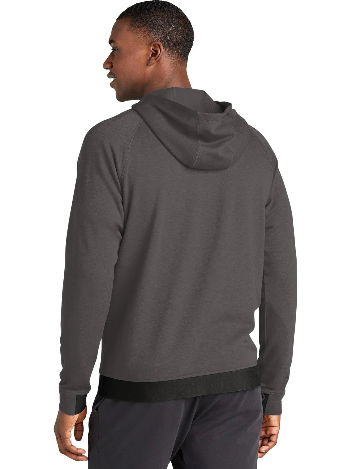 Sport-Tek PosiCharge Strive Hooded Full-Zip with custom logo embroidery