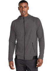 Sport-Tek PosiCharge Strive Hooded Full-Zip with custom logo embroidery