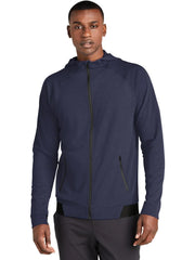 Sport-Tek PosiCharge Strive Hooded Full-Zip with custom logo embroidery