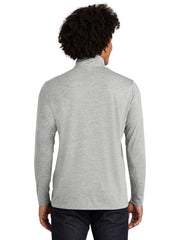 Sport-Tek PosiCharge Tri-Blend Wicking 1/4-Zip Pullover with custom logo embroidery