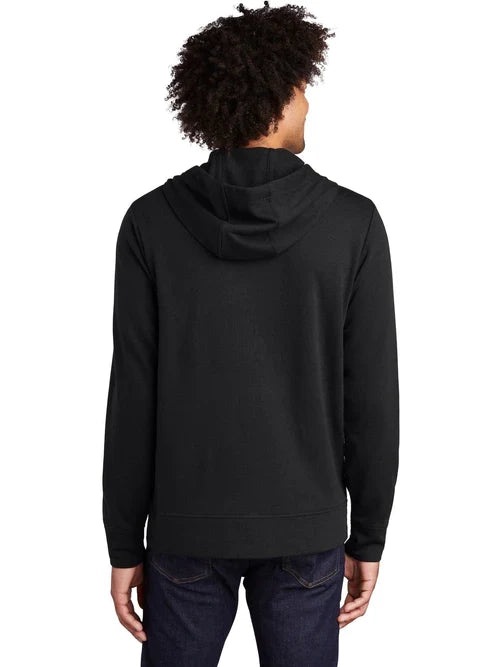 Sport-Tek PosiCharge  Tri-Blend Wicking Fleece Full-Zip Hooded Jacket with custom logo embroidery